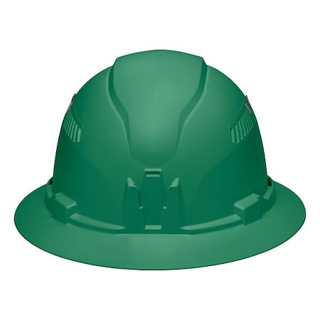 Klein Tools Hard Hat, Full Brim, Green 60941