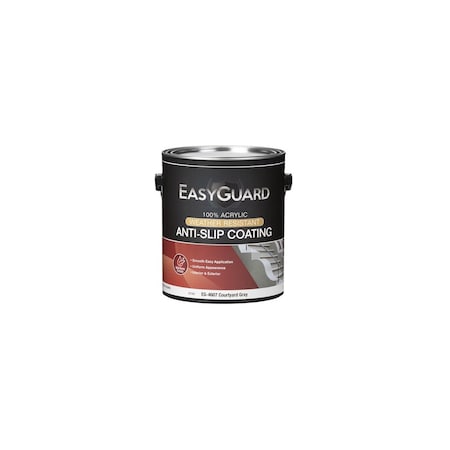True Value Anti-Slip Floor Coating, Courtyard Gray Flat Acrylic, 1-Gallon EG4600.7.1 GL