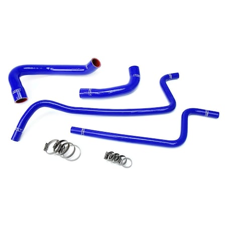 Hps Performance High Temp Reinforced Silicone Radiator and Heater Coolant Hose Kit, Blue,  57-1689-BLUE
