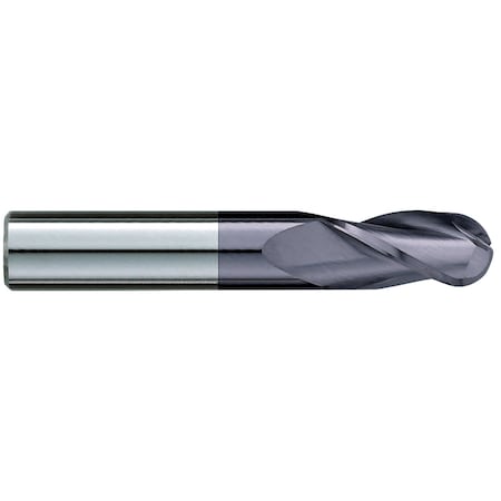 Garr Tool End Mill, Ball End Center Cutting Standard Length, Series: Tiger-tec Silver 38187