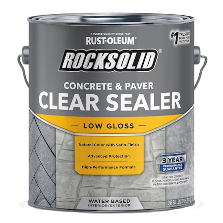 Rust-Oleum Sealer, Semi-Gloss Finish, Clear, Water Base 317928