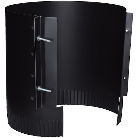 Imperial Mfg Stove Pipe Conctr 24Ga 7In Blk BM0035