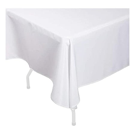 R&R Textile Tablecloth, Rectangle, Color White, PK12 AT-Signature-52x96-9680-White