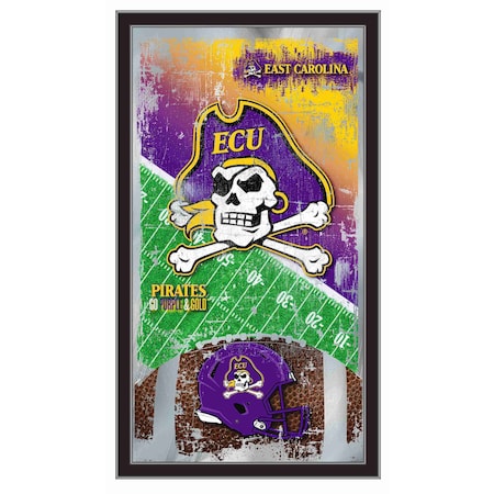 Holland Bar Stool Co East Carolina 15" x 26" Football Mirror MFtblEcarol