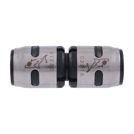 Sharkbite EvoPEX Push to Connect 0.5 in. Push x 0.5 in. Dia. Push Coupling, 6PK 4923108
