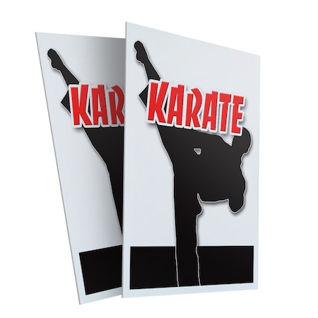Signmission Karate, Plastic Signs Only 24 Inch x 36 Inch, Corrugated Plastic, 2PK CSB-2436-2PACK-Karate