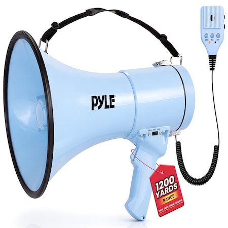 Pyle 50W Megaphone Bullhorn PMPRA514BL