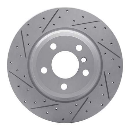 Dynamic Friction Co DFC Geoperformance Rotor - Drilled and Slotted 830-31109L