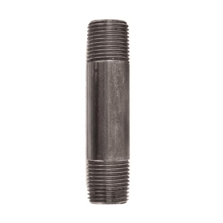 Stz Industries 1/2 in. MIP each X 1/2 in. D MIP Black Steel 3-1/2 in. L Nipple 300UP12X312