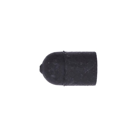 Auveco Rubber Vacuum Cap For 1/4in Diameter 9/16in Inside Length, 25PK 4439
