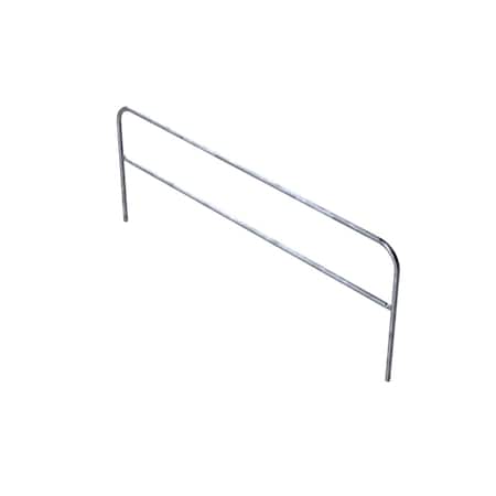 Safety Rail Pit, 7Ft, Galvanized 400166