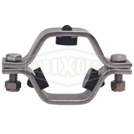 Dixon Hex Tube Hanger with ABS Sleeve, 1 in Nominal, 304 SS, Domestic B24RG-G100