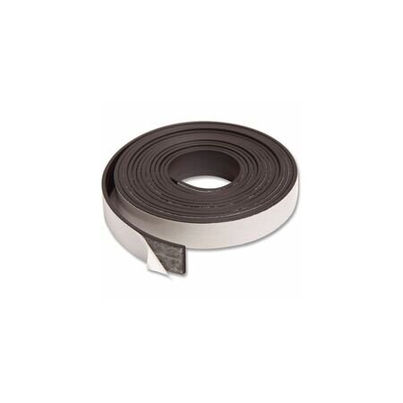 U Brands Magnetic Adhesive Tape Roll, 0.5" x 7 ft, Black 5153U00-36