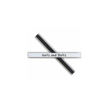 C-Line Products Clear Magnetic Label Holders, Side Load, 6 x 0.5, Clear, 10PK 87805