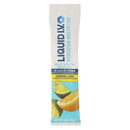 Liquid I.V. Lemon Lime Hydration Multiplier Electrolyte Drink Mix, 0.46 Ounce, 96PK LVS-8015