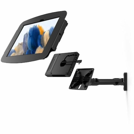 Compulocks Galaxy Tab A8 10.5IN Space Enclosure Swing Wall Mount Plus Hub Black 827B105GA8SBH01