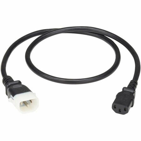 Eaton Tripp Lite series PDU Power Cords C13 to P-Lock C14 Heavy-Duty 15A 250V 14 AWG 4ft Black, 6PK P005-E04-6