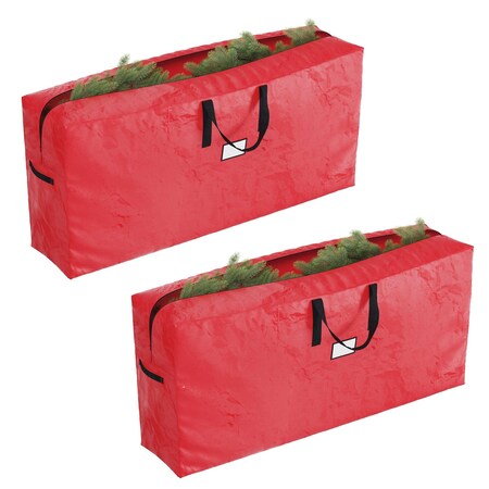 Elf Stor Christmas Tree Storage Bags Fits 9ft Artificial Tree Each Protect Decorations, 2PK 83-DT5517