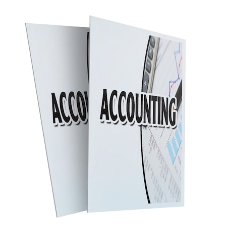 Signmission Accounting, Plastic Signs Only 24 Inch x 36 Inch, Corrugated Plastic, 2PK CSB-2436-2PACK-Accounting