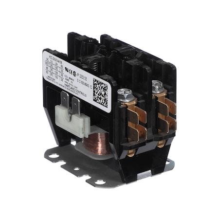 Heatcraft Contactor, 2 Pole, 208/240V 50-60HZ Coil, 25FLA, 35A RES 2252125