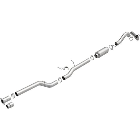 Bre Exhaust Exhaust System, Aluminized Steel; With Muffler; 4 Inch Pipe Diameter; Single Exhaust 106-0661