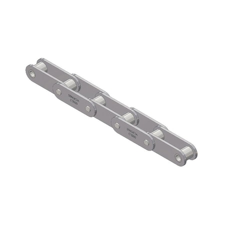 Senqcia C2050RB Conveyor Series Double Pitch Riveted Standard , 10 ft OAL, 1.25P, .4 Dia x 3/8 W S-C2050RB