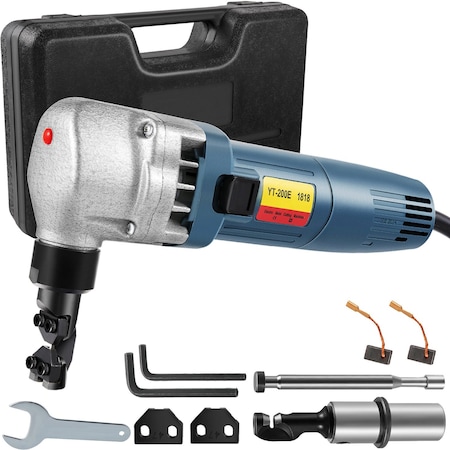 Vevor Electric Metal Nibbler Shear Nibbler Cutter 0.07in/1.8mm Thickness 110V YT-200E 1818A+B