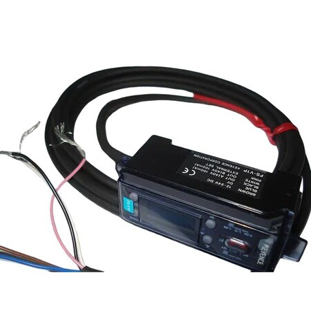 Keyence Fiber Optic Amplifier, Cable Type, Main Unit, PNP, FS-V Series FS-V1P