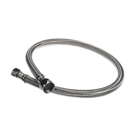 T&S Brass TandS Brass Supply Hose, Flex, 24in, 3/8in Compression x 1/2in Inside NPSM 017420-45