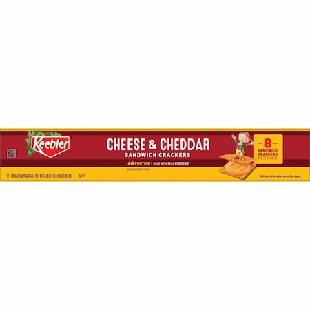 Keebler Keebler Cheese & Cheddar Crackers, 12 PK 21147