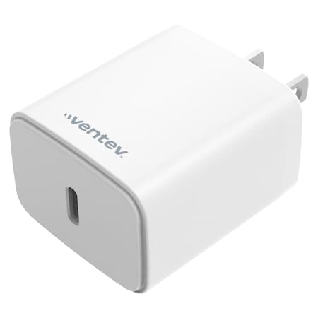 Ventev Ultrafast 20w Pd High Speed Usb C Wall Charger, White WC20-HD262888