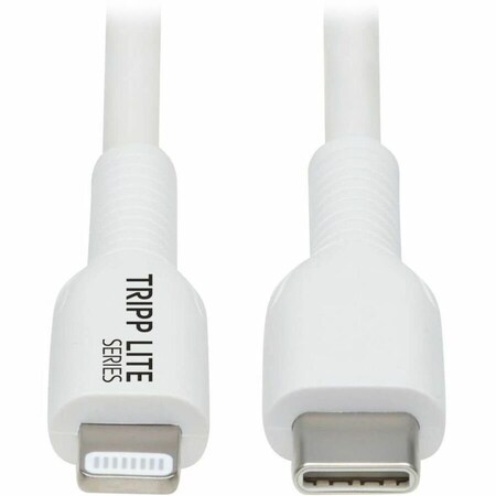 Eaton EATON USB-C To Lightning Sync/charge Antibacterial Cable M/m, Mfi M102AB-02M-WH