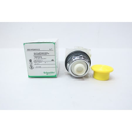 Schneider Electric 30MM SPRING RETURN PUSHBUTTON YELLOW 9001KR24YH13