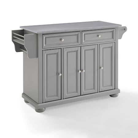 Crosley Alexandria Stainless Steel Top Kitchen Island/Cart KF30202AGY