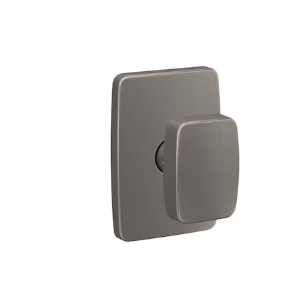 Schlage Residential Schlage Custom Nixon Knob with Greene Rose Passage and Privacy Lock with 16600 Latch and 10027 FC21NIX619GEE