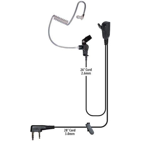 Klein Electronics Inc Blackbox Signal Earset - Mono - Quick Disconnect - Wired - Earbud - Monaural - In-ear Signal-K1