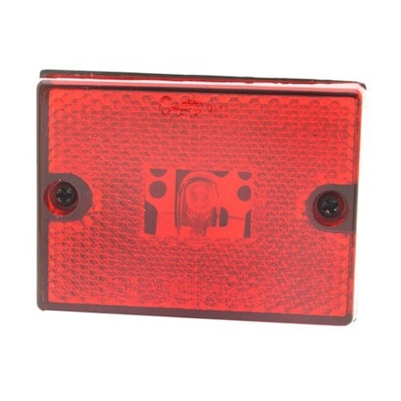 Grote Lighting Red Rectangular Submersible Clearance Marker Lights with Reflectors for Trailers 46982-5