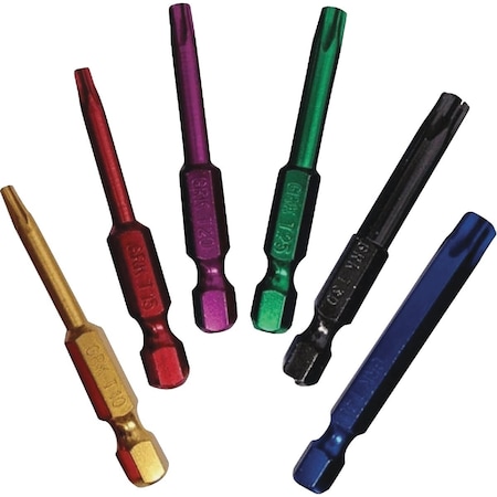 Grk Fasteners GRK 2'' T40 Star Drive Impact Screwdriver Bit, 2 Ct. 187459