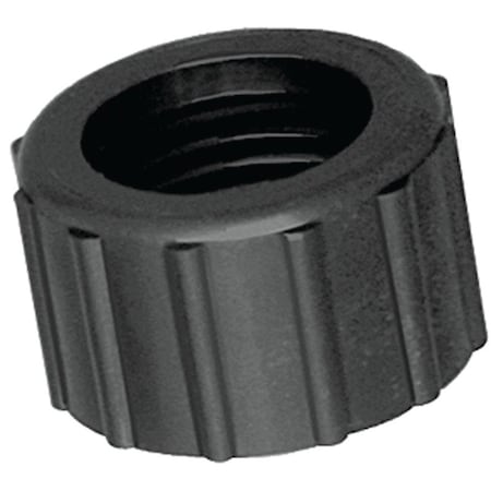 Green Leaf B3400P Swivel Nut, 3/4 in, GHT, Polypropylene, Black B 3400 P