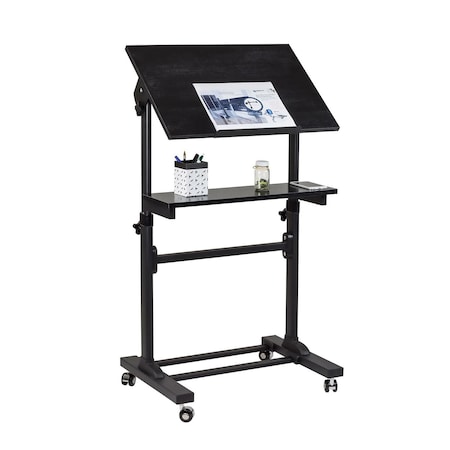 Mount-It Mobile Lectern Stand Up Desk MI7941