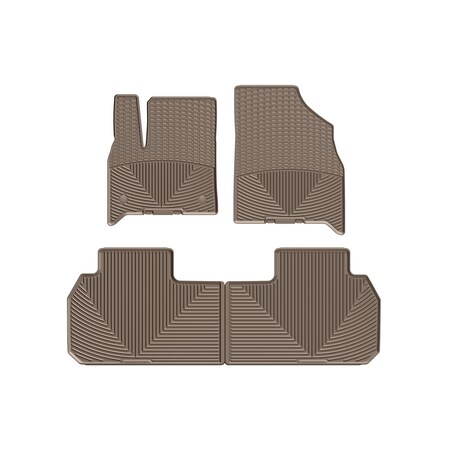 Weathertech Tan, Front and Rear All Weather Floor Mats W499TN-W470TN