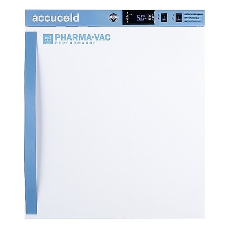 Accucold Lab Refrigerator, White, Swing Door ARS2PV