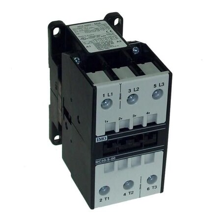 Imo Automation Contactor 3 Pole Open 22kW 50A AC3, 230V AC Coil MC50-S-00230