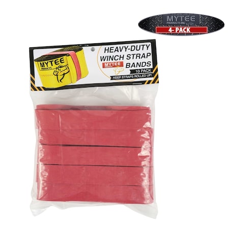Mytee Products Winch Strap Heavy Duty Rubber Band - 40 Pcs, 4PK WSB-10pkx4