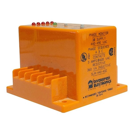 Atc Diversified Electronics Phase Monitoring Relays SLM440ASE