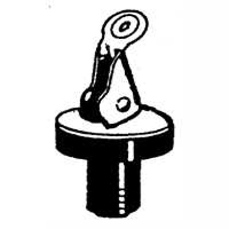 Us Hardware Bailer Plug, Neoprene, For: 3/8 in Dia Livewell or Baitwell Drain M-192C