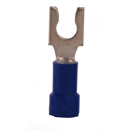 Hillsdale Terminal Fork Terminal, #8 Stud Size, 14 AWG, 600 V, Vinyl Insulated, 1000 PK 50151