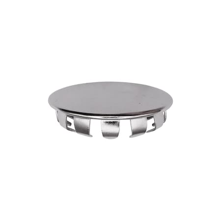 Auveco Plug Button 1in Hole Size - Nickel Plated, 50PK 24044