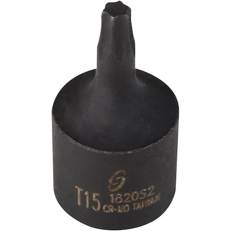 Sunex 1/4 in Drive T15 Internal Star Impact Socket 1820S2
