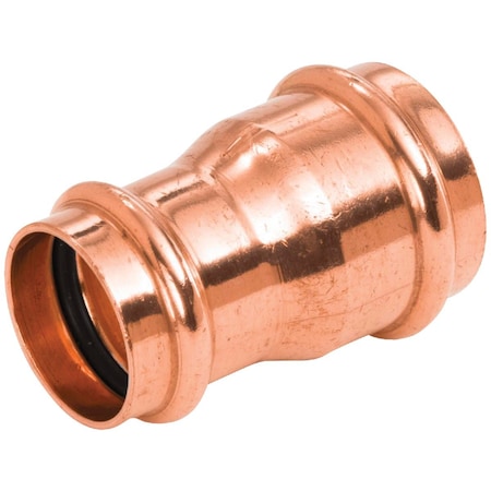 Nibco 3/4'' x 1/2'' Reducing Press Copper Coupling 9001300PCU
